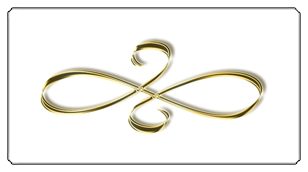 DSC700 601 GD WT Gold Scroll White Background